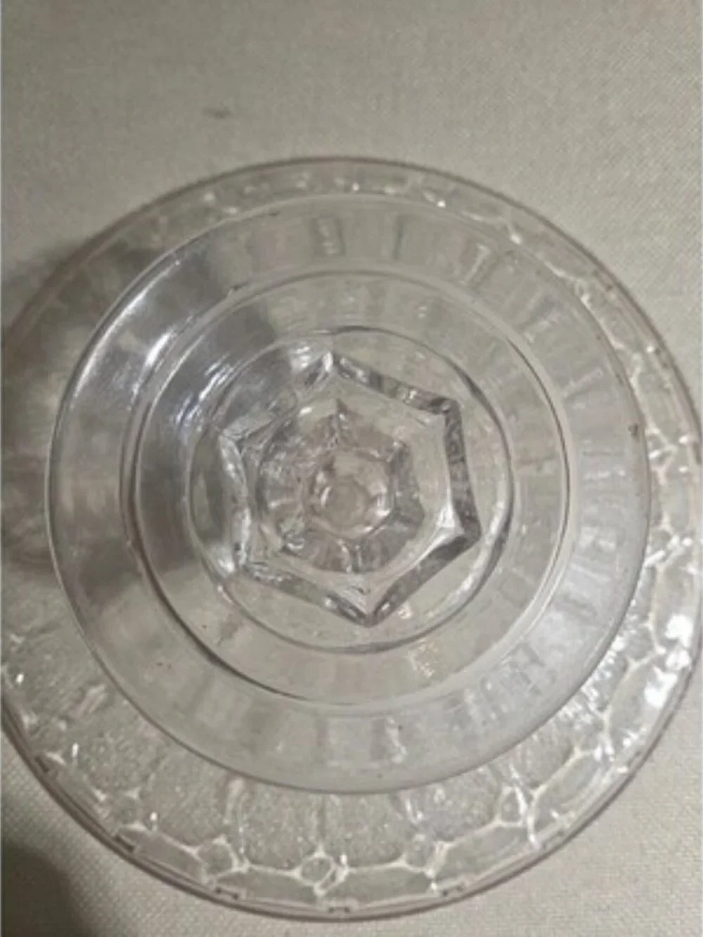 Vintage Princess House Fantasia Pedestal Cake Stand Plate 10